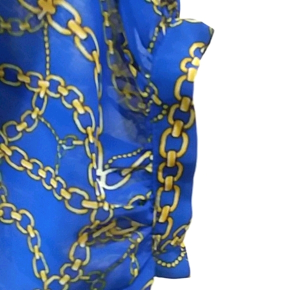 COPY - NWT Jennifer Lopez flowy sheer blouse 3/4 sleeve - Picture 12 of 13